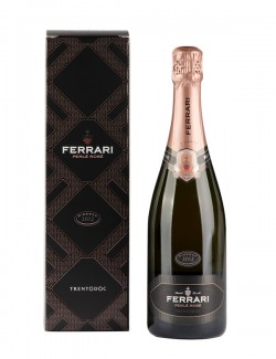 Ferrari perlè rosè 0,75 l millesimato astucciato