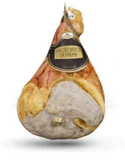 Prosciutto di Parma DOP con osso stagionatura minima 24 mesi 10,5 kg ca - salumificio Leporati