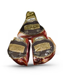 Prosciutto di Parma DOP disossato 3 pezzi stagionatura minima 24 mesi 7.0 kg ca - salumificio Leporati