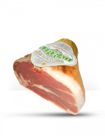 Prosciutto di Parma DOP trancio stagionatura minima 24 mesi 1,2 kg ca - salumificio Leporati
